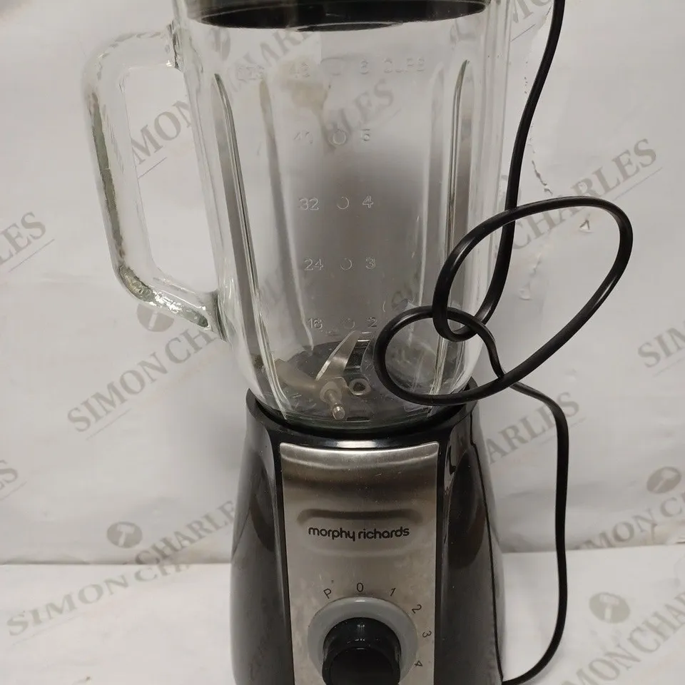 MORPHY RICHARDS TOTAL CONTROL GLASS TABLE BLENDER