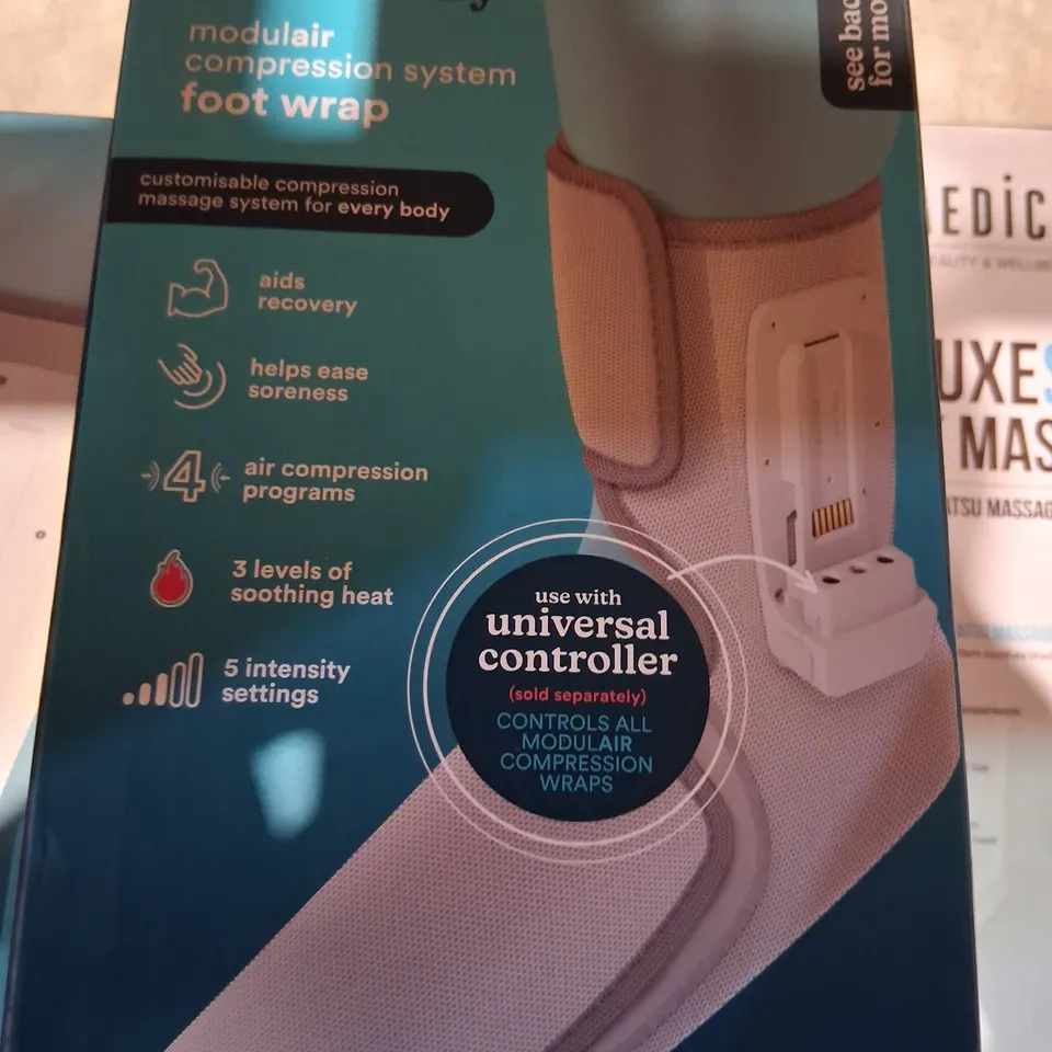 BOXED HOMEDICS MODULAIR COMPRESSION FOOT WRAPS