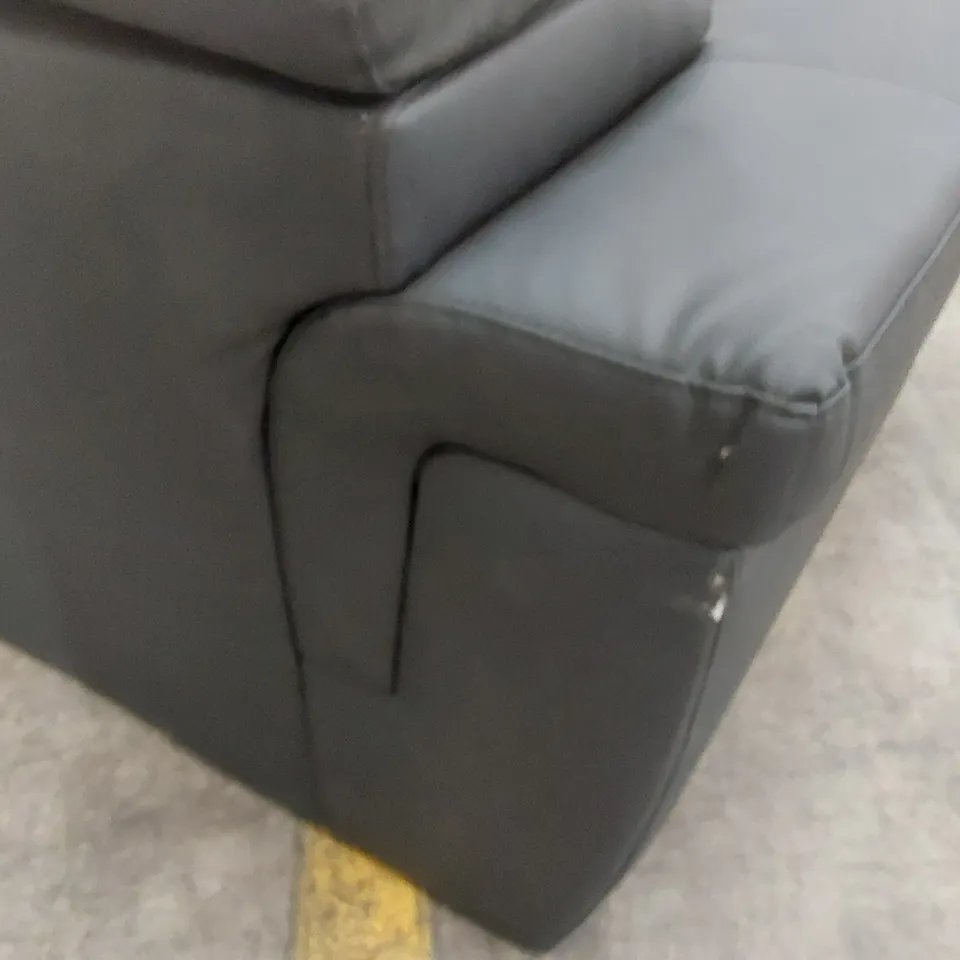 QUALITY DESIGNER GENUINE LEATHER 3 SEATER SOFA