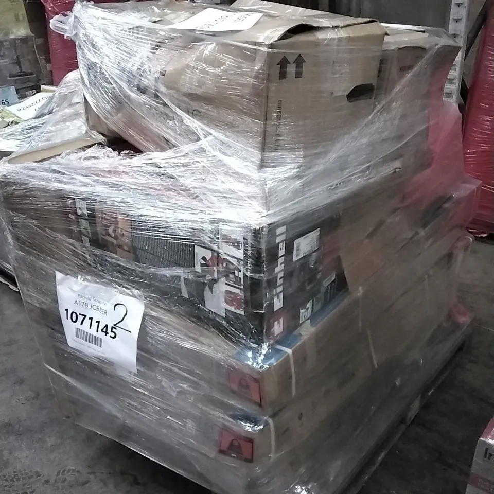 PALLET OF APPROXIMATELY 10 UNPROCESSED RAW RETURN HOUSEHOLD AND ELECTRICAL GOODS TO INCLUDE;