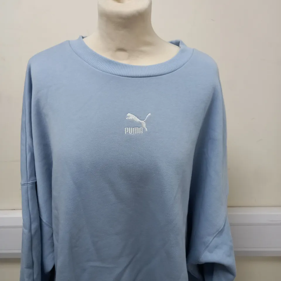 PUMA LOGO CREWNECK SWEATSHIRT SIZE XL