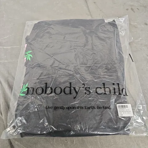 NOBODY'S CHILD MELANIE MIDI DRESS EMBROIDERED – BLACK, UK 8 (EU 36, USA 4)