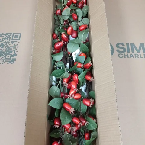 BOX OF APPROXIMATELY 144 GISELA GRAHAM LONDON ARTIFICIAL ROSEHIPS