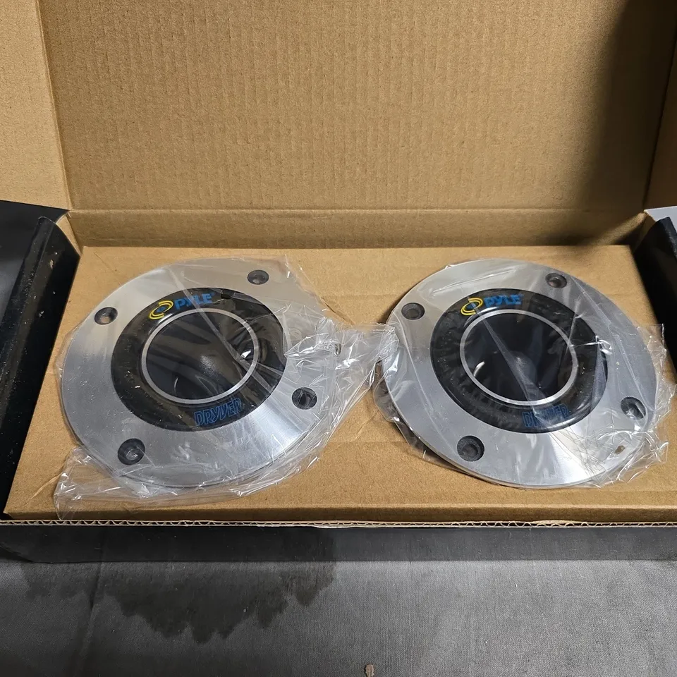 PYLE DRIVER 3.75" ALUMINIUM BULLET TITANIUM HORN TWEETER – PAIR