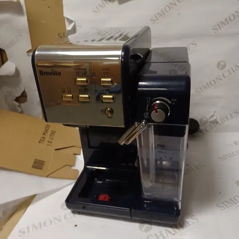 BREVILLE ONE-TOUCH COFFEEHOUSE COFFEE MACHINE - NAVY BLUE
