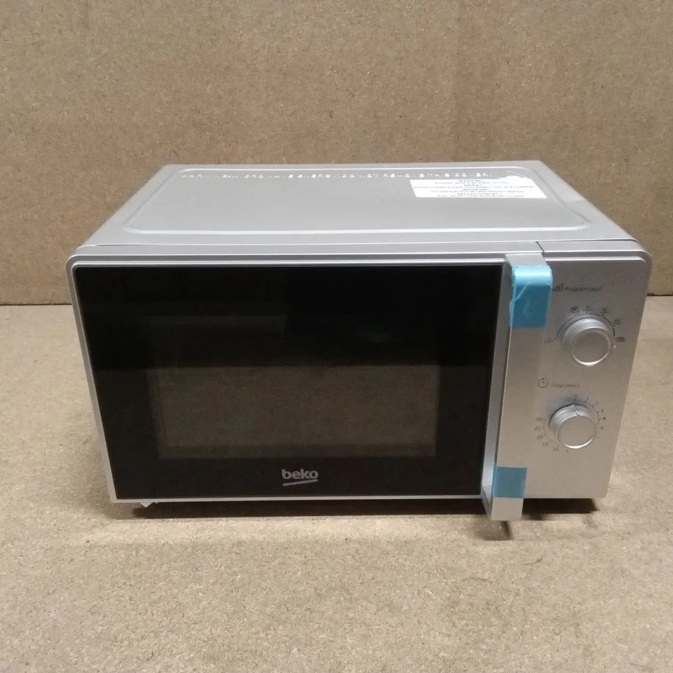 BOXED BEKO MOC20100SFB SOLO MICROWAVE - SILVER