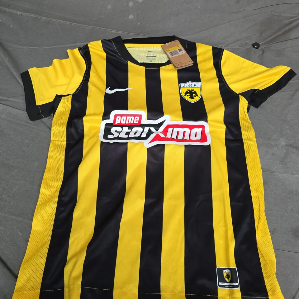 A.E.K ATHENS HOME JERSEY (#25 - VARGA) - SMALL