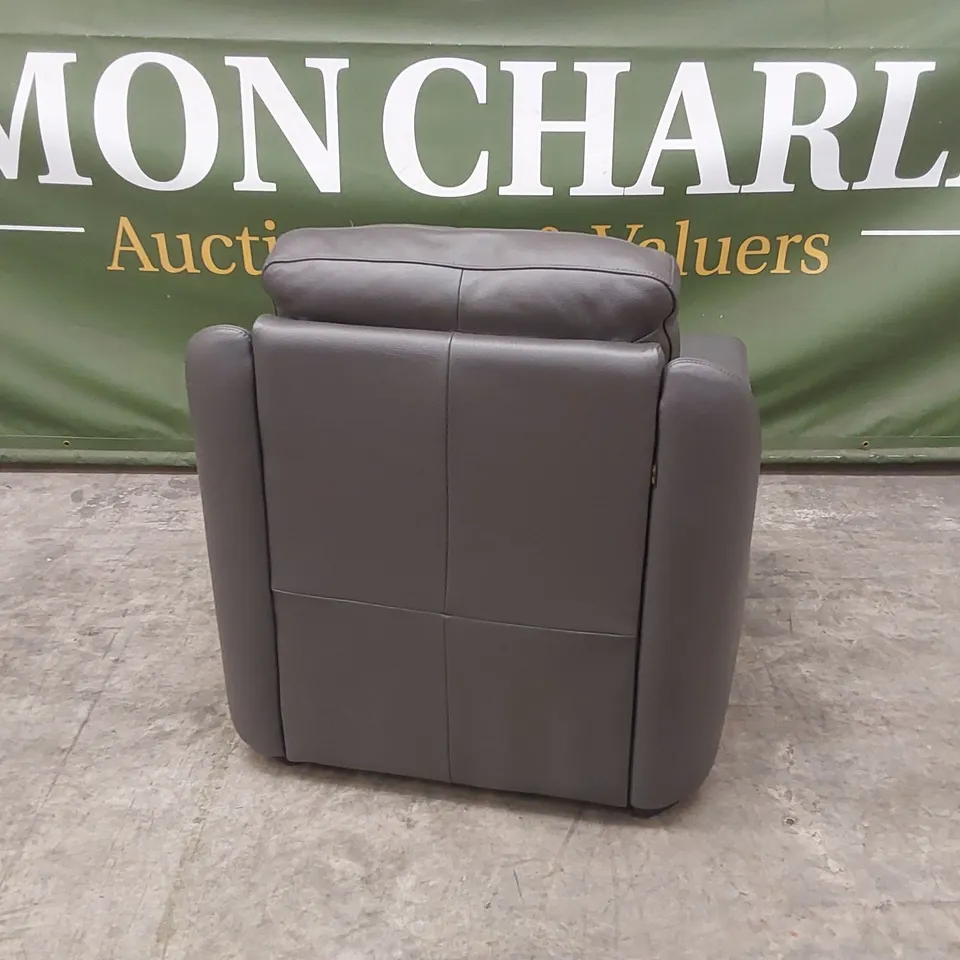 QUALITY DESIGNER ITALIAN MADE PARMA LEATHER ARMCHAIR