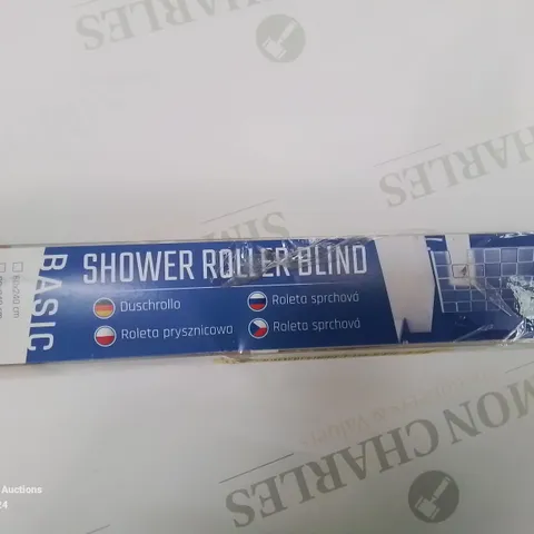BOXED SHOWER CURTAIN