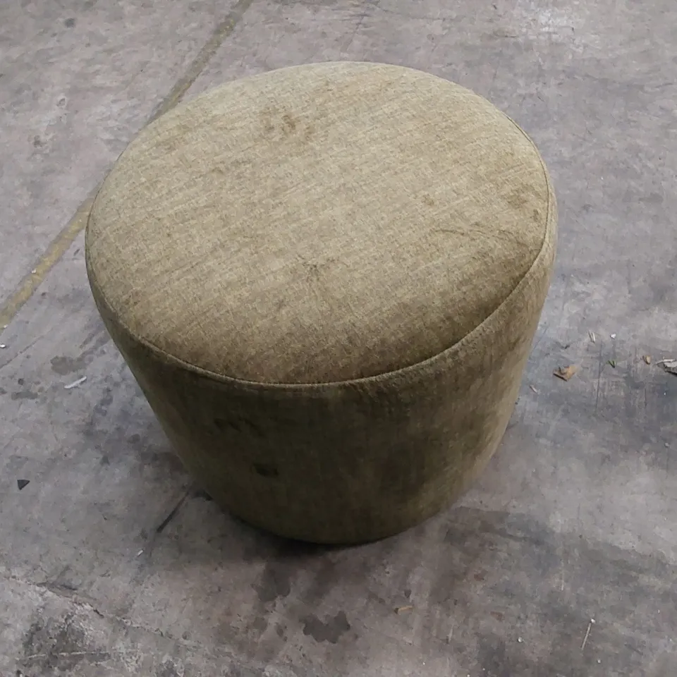 DESIGNER ISLA STOOL IN OLIVE VOUGE FABRIC