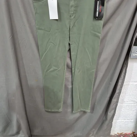 ANNA MONTANA ANGELIKA SLIM FIT JEANS – SAFARI GREEN, UK16 (EU44), SIZE 44