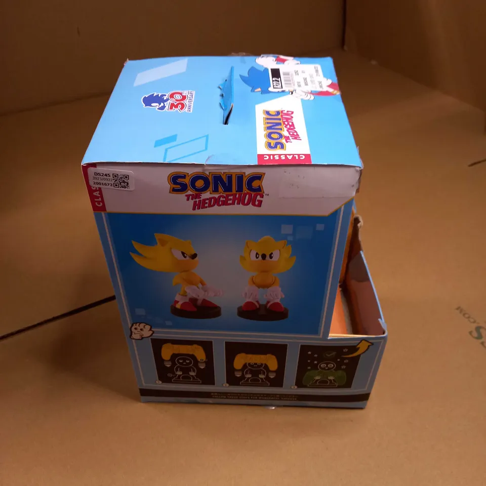 BOXED YELLOW SUPER SONIC PHONE/CONTROLLER HOLDER