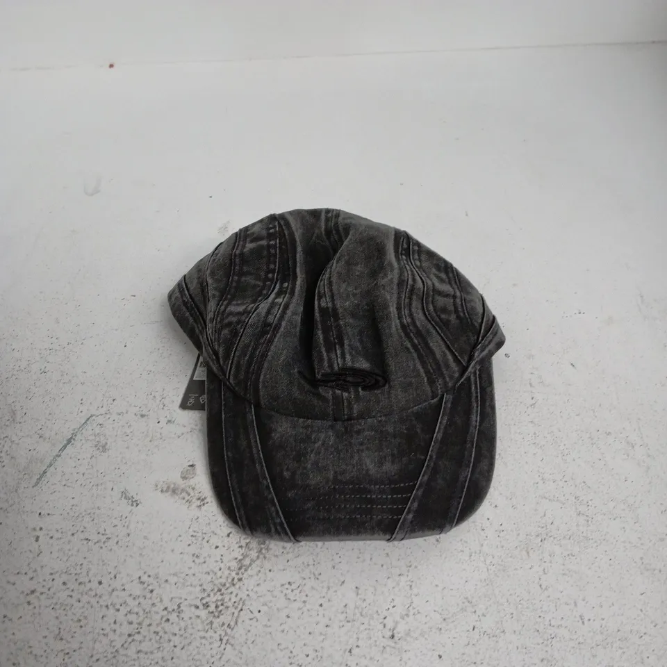 OUT OF CARE BLACK WASHED DENIM CAP – ONE SIZE