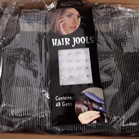 LOT OF APPROXIMATELY 200 48-PACKS OF HAIR JOOLS GEMS