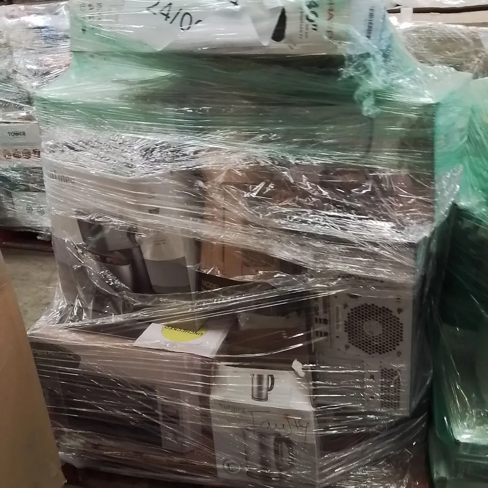 PALLET CONTAINING A LARGE QUANTITY OF ELECTRICAL PRODUCTS TO INCLUDE;KETTLE,STAND MIXER,AIR FRYER,BLENDER,TOASTER,TOWER FAN