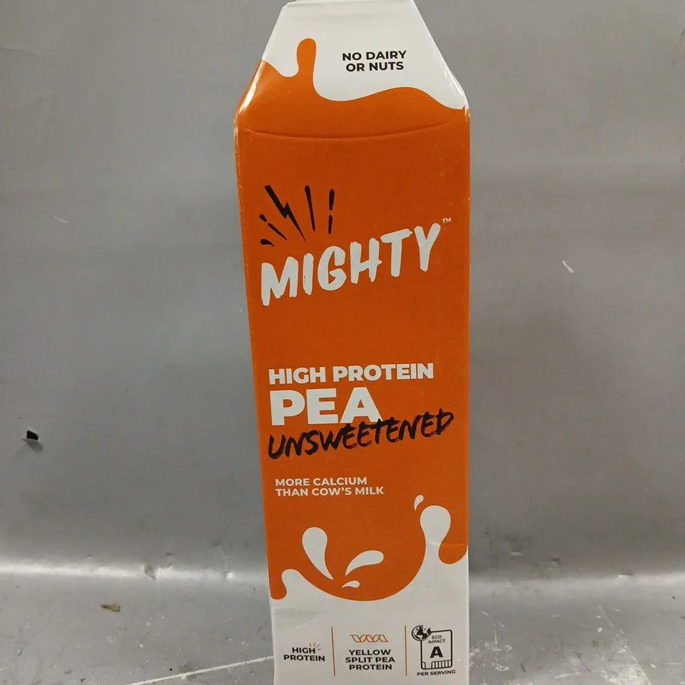 MIGHTY HIGH PROTEIN PEA UNSWEETENED DRINK 6X1L - COLLECTION ONLY