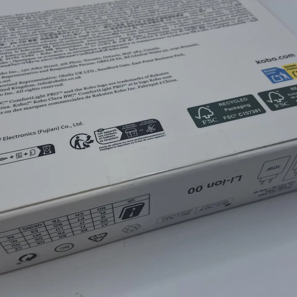 SEALED KOBO CLARA BW E-READER