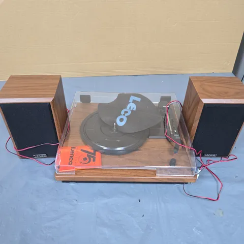 LENCO LS-100 TURNTABLE AND SPEAKER SET
