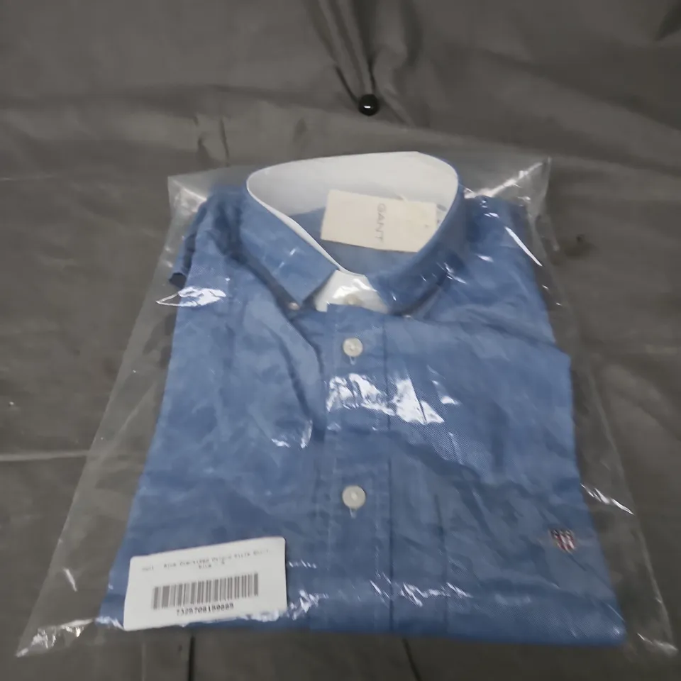 GANT BLUE OVERSIZED OXFORD STYLE SHIRT – M (MEN'S), SEALED