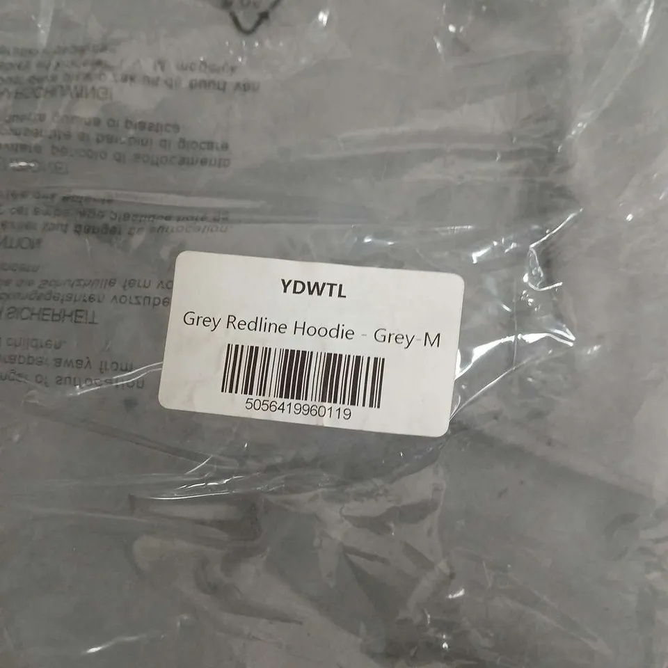 YOU DON'T WANT THIS LIFE GREY REDLINE HOODIE – GREY, SIZE M