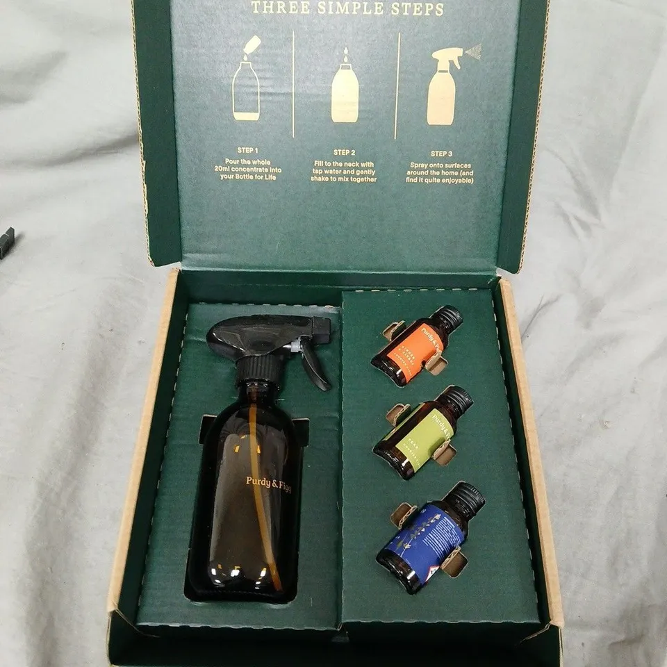 PURDY & FIGG THREE SIMPLE STEPS CLEANING KIT