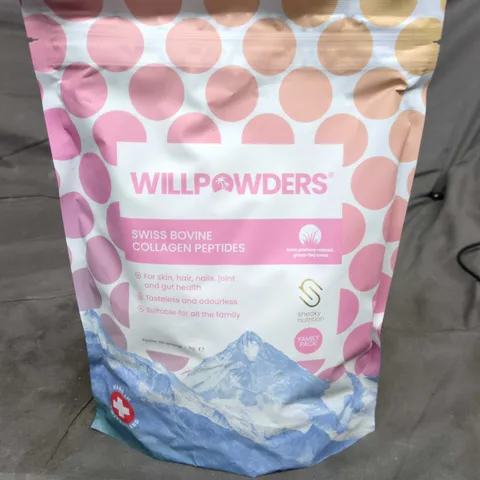 WILLPOWDERS SWISS BOVINE COLLAGEN PEPTIDES – FAMILY PACK 1 KG
