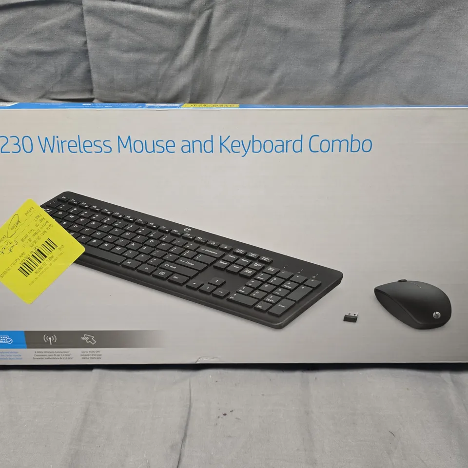 APPROXIMATELY 10 ASSORTED ELECTRICAL PRODUCTS TO INCLUDE HP 150 MOUSE & HP KEYBOARD & MOUSE COMBO SET 