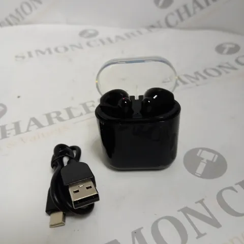 BOXED ASDATECH TRUE WIRELESS EARPHONES WITH CHARGING CASE