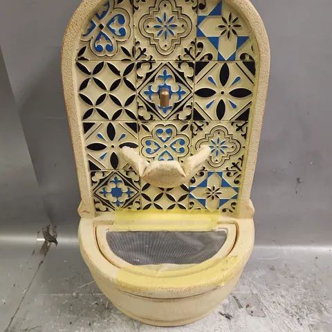 MARRAKESH WALL FOUNTAIN - COLLECTION ONLY
