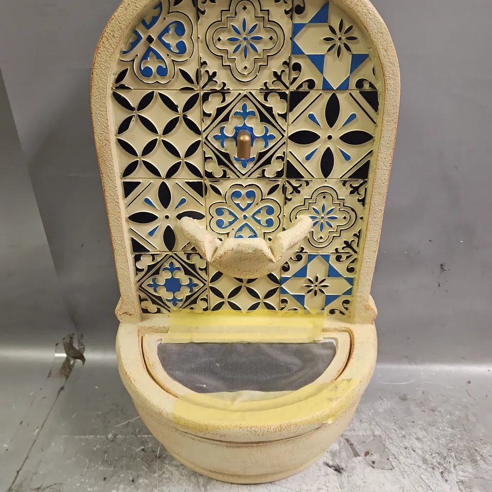 MARRAKESH WALL FOUNTAIN - COLLECTION ONLY
