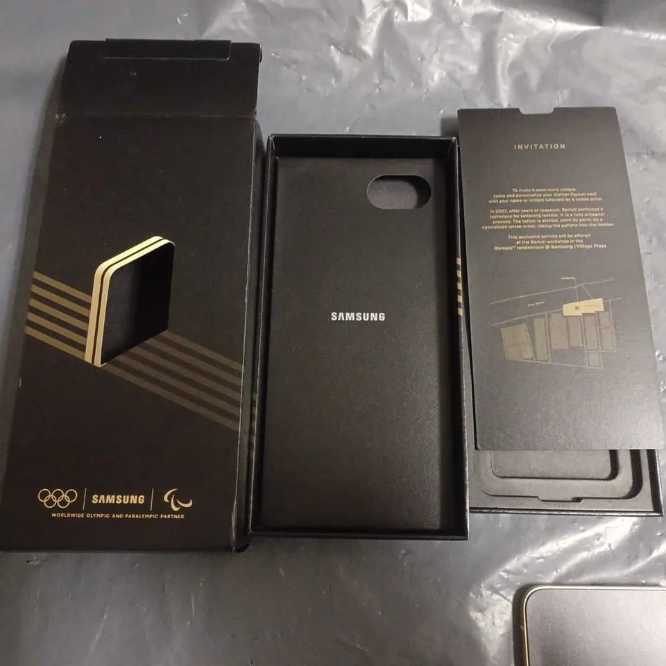 BOXED SAMSUNG GALAXY Z FLIP6 12GB 512GB OLYMPIC THEMED PHONE IN YELLOW - SM-F741B