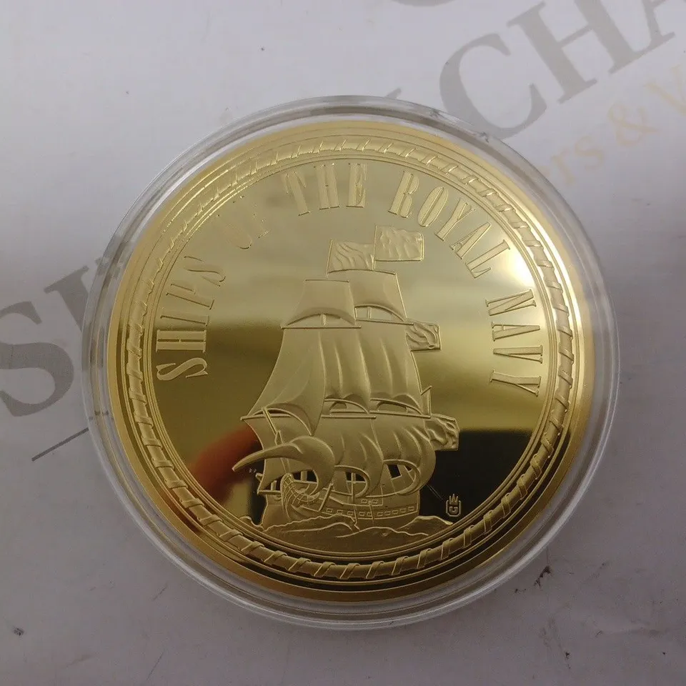 HMS VICTORY SHIPS OF THE ROYAL NAVY COLLECTABLE COIN