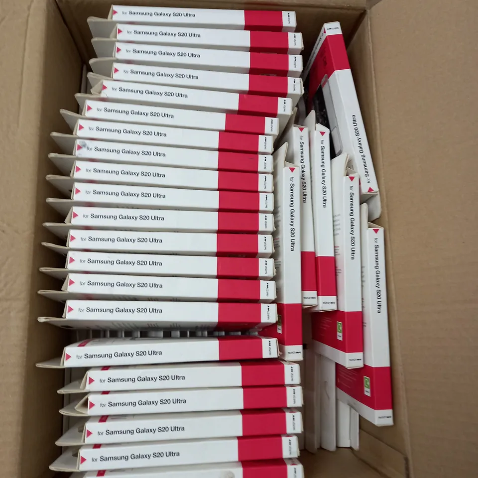 BOX OF SAMSUNG GALAXY ULTRA S20 PHONE CASES 