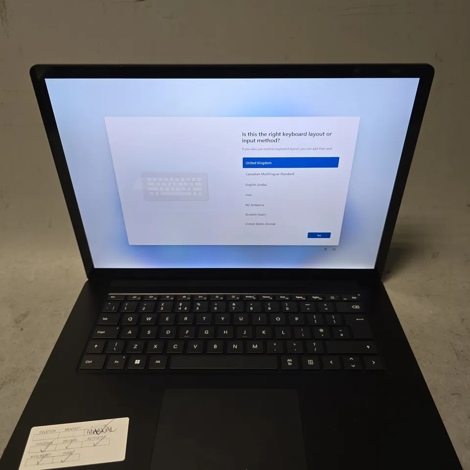 BOXED MICROSOFT SURFACE 4 LAPTOP IN BLACK 