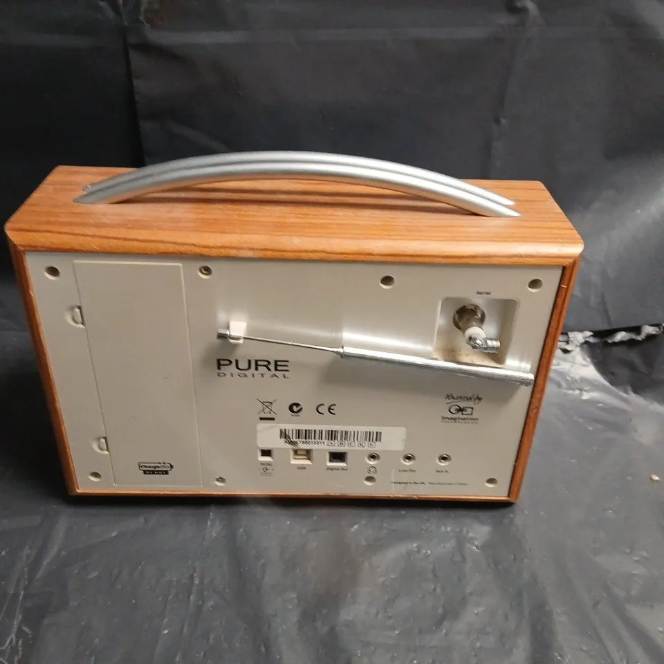 PURE EVOKE-3 DIGITAL RADIO – WOODEN CABINET