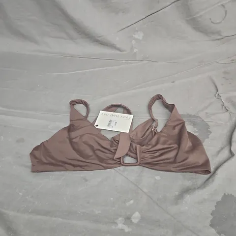 AWAY THAT DAY PALMA TOP IN ESPRESSO SIZE M