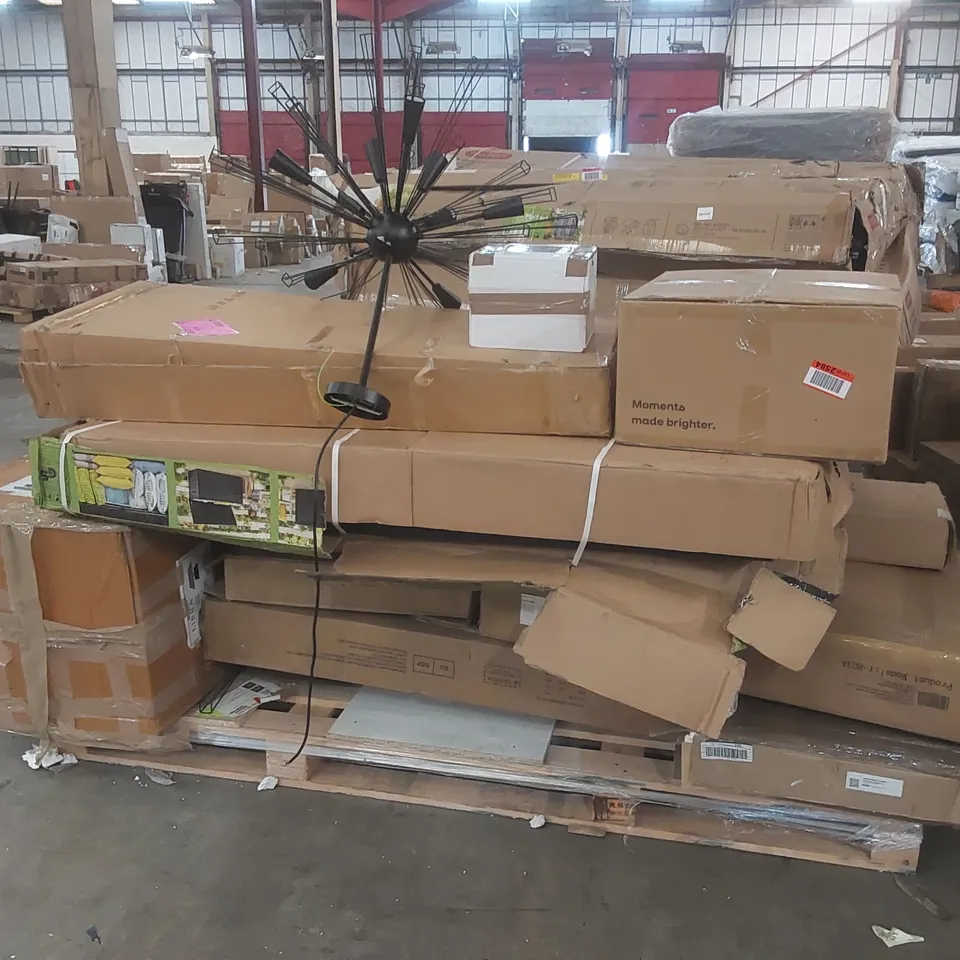 PALLET CONTAINING A LARGE QUANTITY OF ASSORTED FURNITURE PARTS ECT 