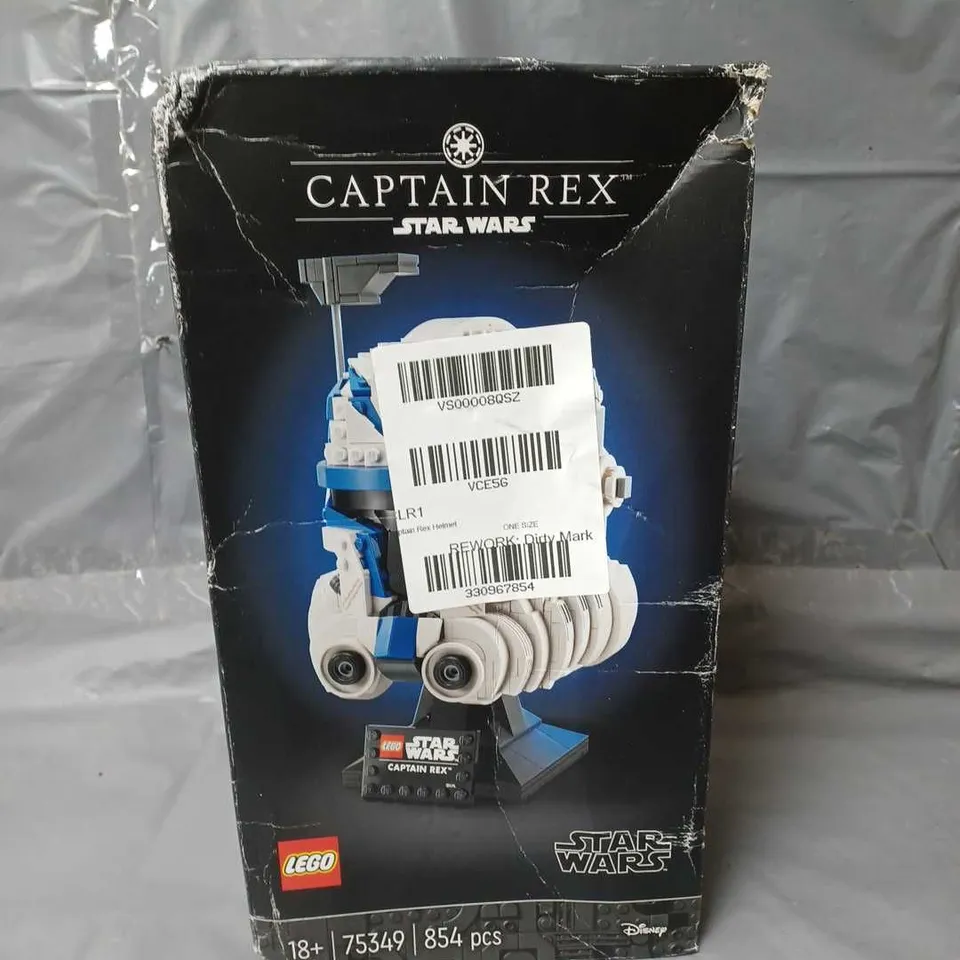 BOXED LEGO STAR WARS CAPTAIN REX HELMET 75349 RRP £59.99