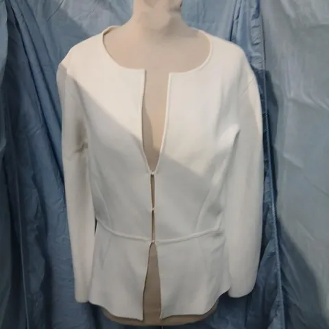 LK BENNETT WHITE TAILORED JACKET, LONDON