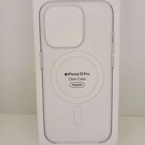 BOXED IPHONE 15 PRO CLEAR CASE MAG SAFE