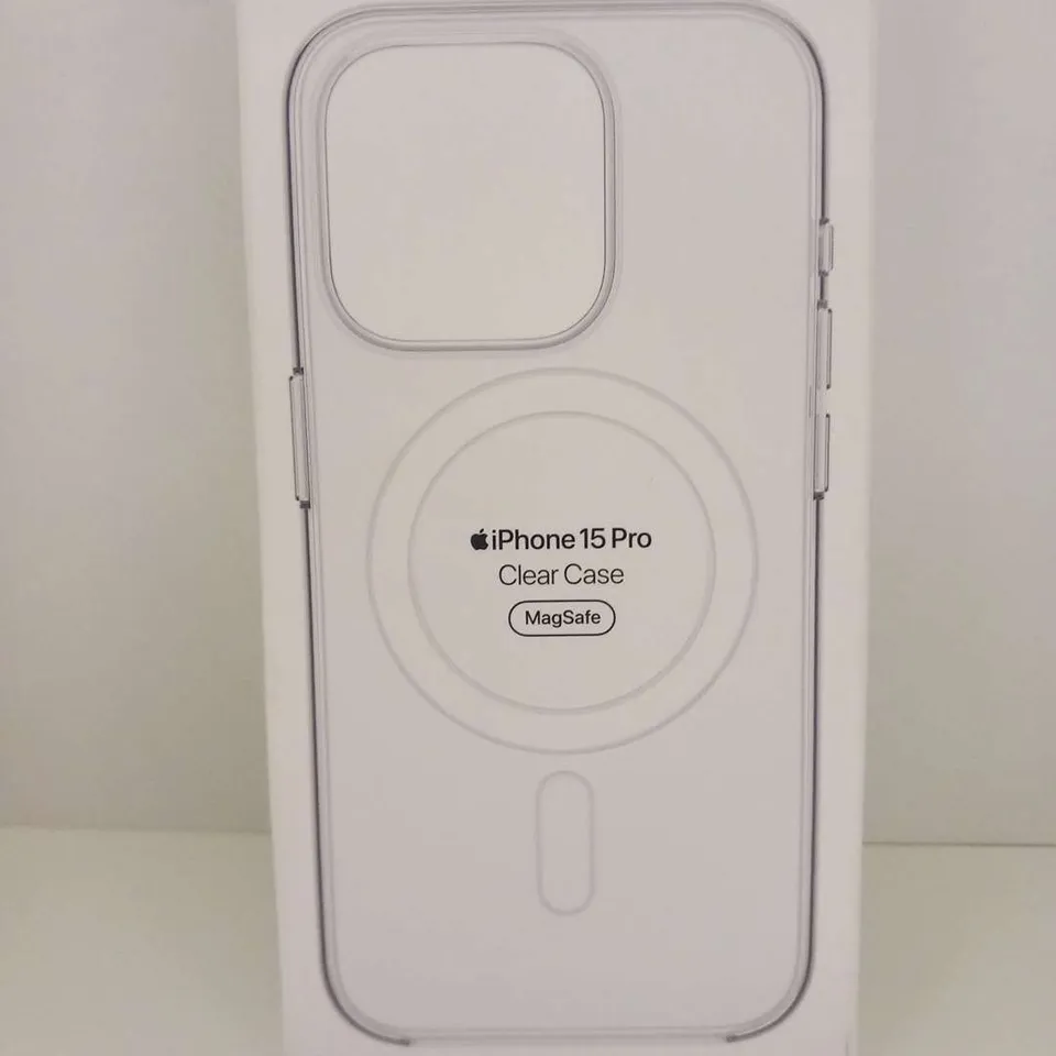 BOXED IPHONE 15 PRO CLEAR CASE MAG SAFE