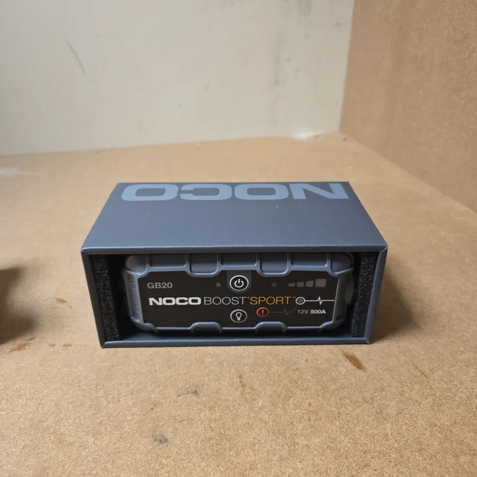 NOCO BOOST SPORT GB20 JUMP STARTER – 12V 500A, BOXED
