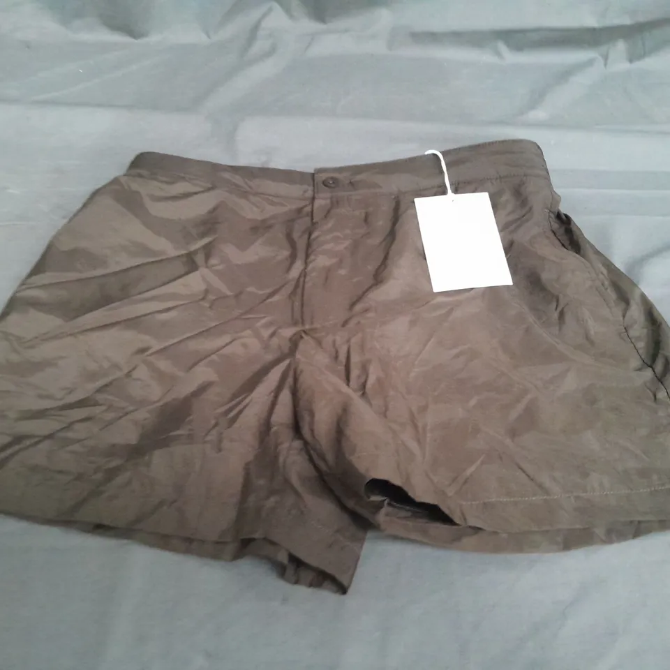 ZARA ORIGINALS BROWN SHORTS - MEDIUM