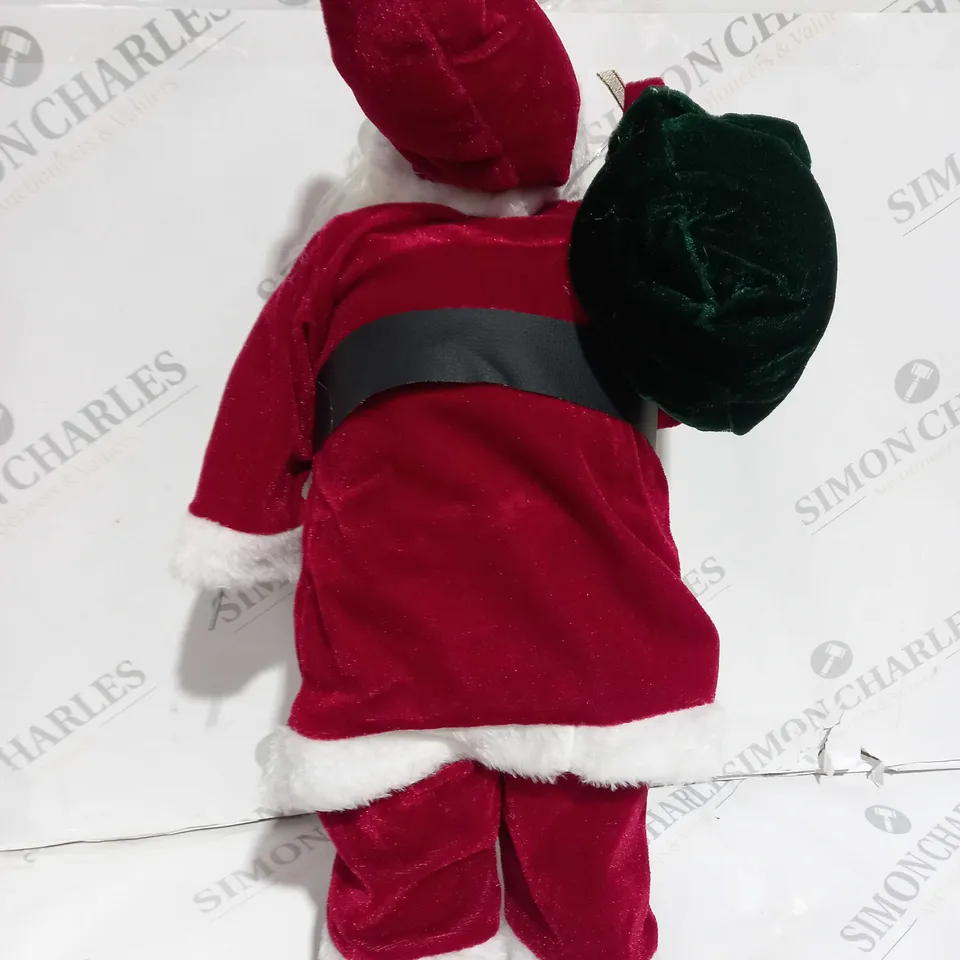 FESTIVE PRE LIT SANTA TRADITIONAL 43CM