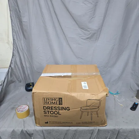 LIVING HOME DRESSING STOOL – BOXED (SKU ZH1387)
