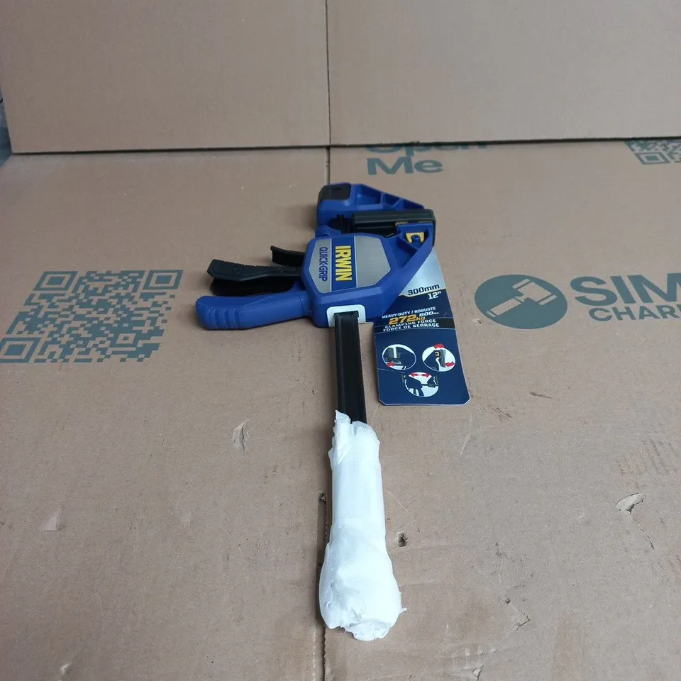 IRWIN QUICK GRIP 12" HEAVY DUTY CLAMPING FORCE 600LBS