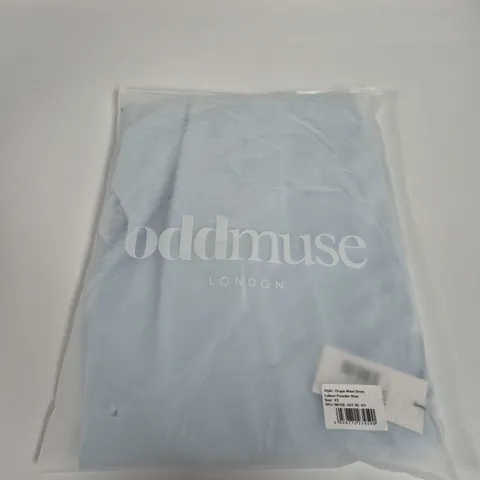 ODDMUSE LONDON DRAPE MAXI DRESS – POWDER BLUE, XS