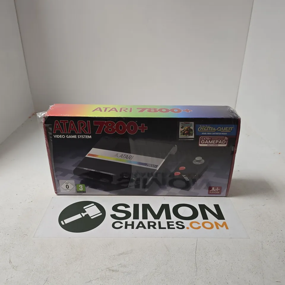 BOXED ATARI 7800+ VIDEO GAME SYSTEM