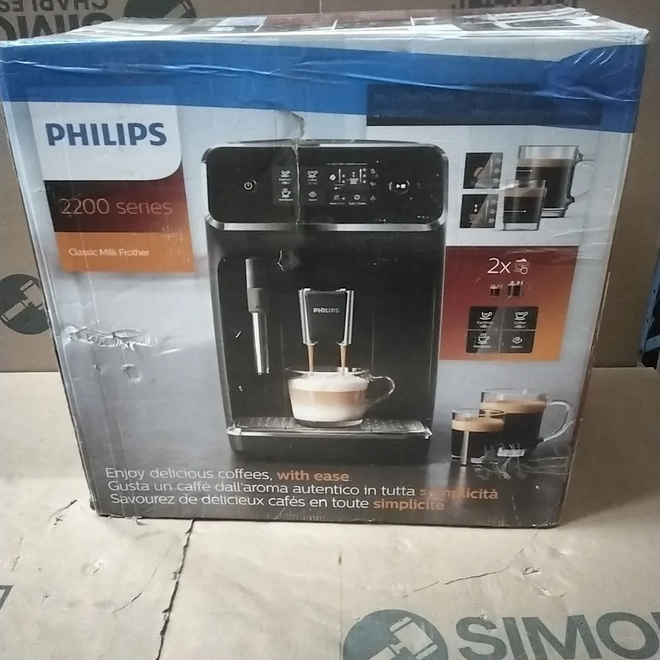 PHILLIPS SERIES 2200 FULLY AUTOMATIC ESPRESSO MACHINES - REFURBISHED