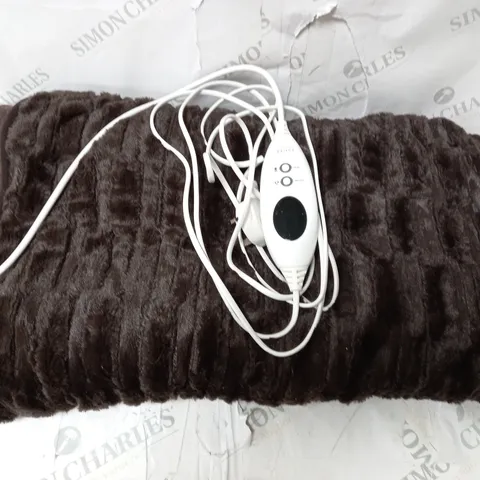 ELECTRICAL HEATED BLANKET - CHOCOLATE